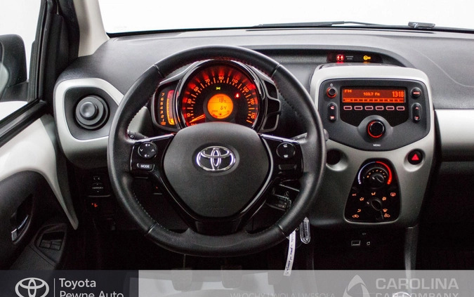 Toyota Aygo cena 38000 przebieg: 47038, rok produkcji 2016 z Włodawa małe 121